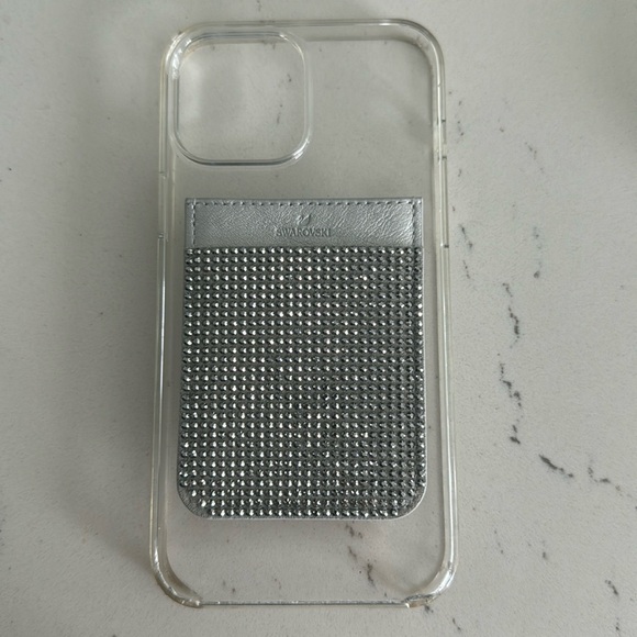 iPhone 13 Pro Max case with Swarovski wallet attached - Picture 1 of 2